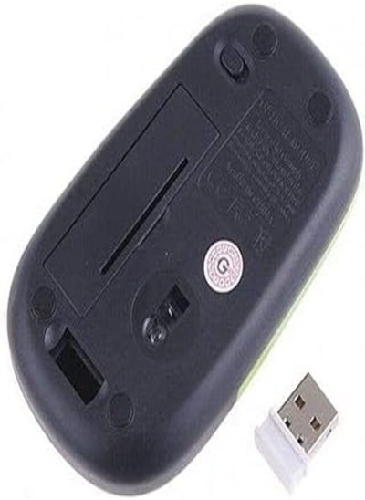 Buy Ultra-Slim Mini USB 2.4G Wireless Optical Mouse 1600 DPI [C1128B ] in Egypt