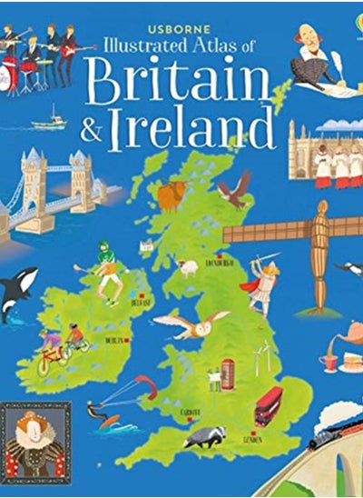 اشتري Usborne Illustrated Atlas of Britain and Ireland في السعودية