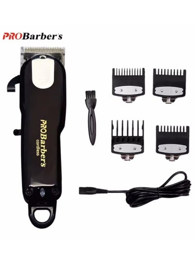 Buy Professional Cordless Hair Clipper USB Rechargeable 2600mAh Beard Trimmer Grooming Set in Saudi Arabia