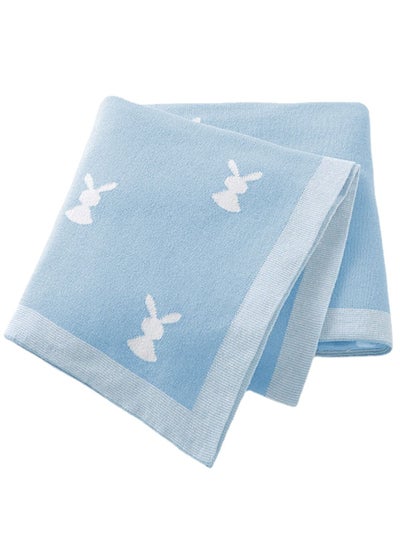 Buy Star Babies - Baby Cotton Knitted Blanket, Blue
Size: 80x100cm in UAE