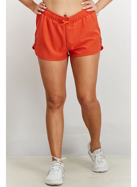 اشتري Women Sportswear Fit Training Short, Orange في الامارات