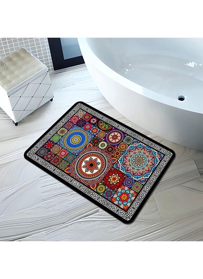 اشتري 40*60cm Household Bathroom Kitchen Thickened Non Slip Quick Drying Mat في الامارات