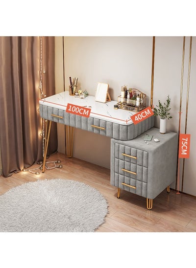 اشتري Makeup Dressing Table With Storage Cabinet في الامارات