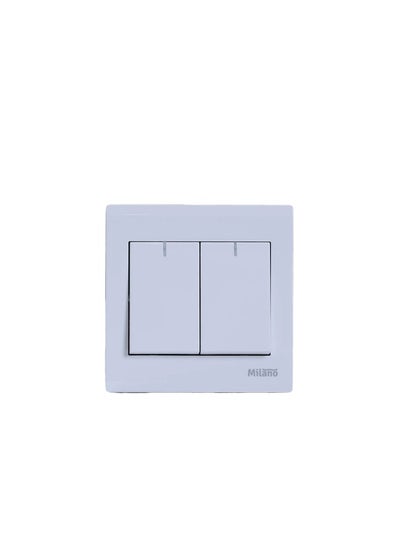 Buy Milano 16A-2Gang-2Way Switch A66-K02B in UAE