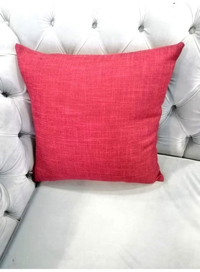 اشتري Pillow Covers Thick Texture Solid Rustic Farmhouse  Cushion Covers Square Throw Pillow Cases for Farmhouse Decor في الامارات