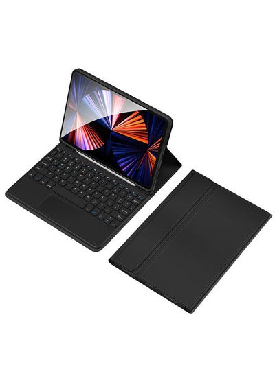 Buy Wireless BT Keyboard USB Keypad with PU Leather Protecting Case for Tablet Compatible with iPad 10 10.9in(2022) in Saudi Arabia