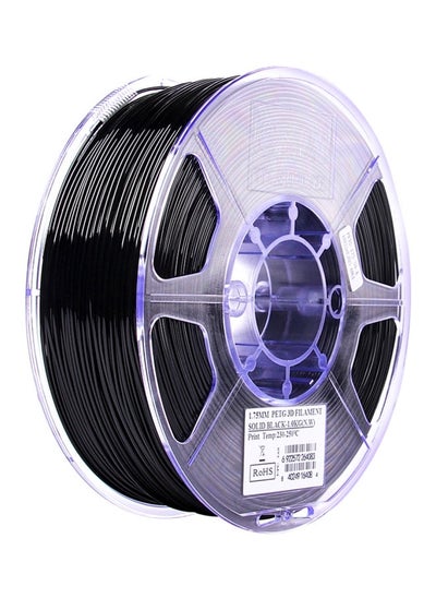 Buy PETG 3D Printer Filament Solid Black in UAE