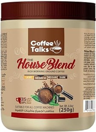 Buy Coffee Talks Espresso Ground Coffee "The House Blend 250 grams" in Egypt