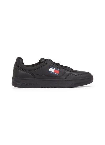 Buy Men's Cupsole Trainers - Leather, Black in UAE