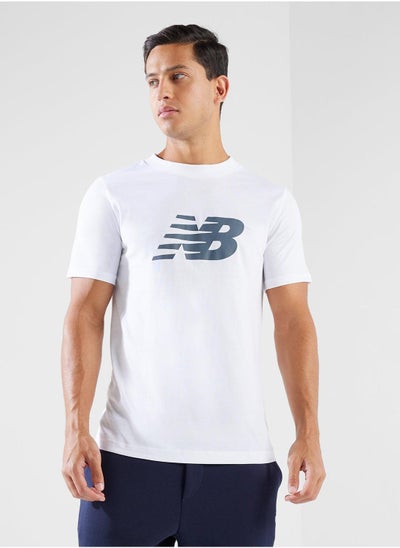 Buy Graphic V Flying NB Brand T-Shirt in Saudi Arabia