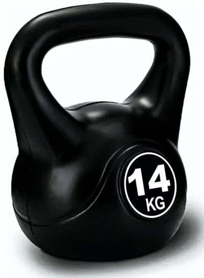 Buy Black Kettlebell Weights, Strength Training Kettlebell Dumbbell For Weightlifting- 14kg in UAE