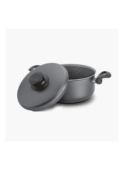 Buy Paris 20cm Graphite Aluminum Casserole with Internal PFOA Free Nonstick Coating in UAE