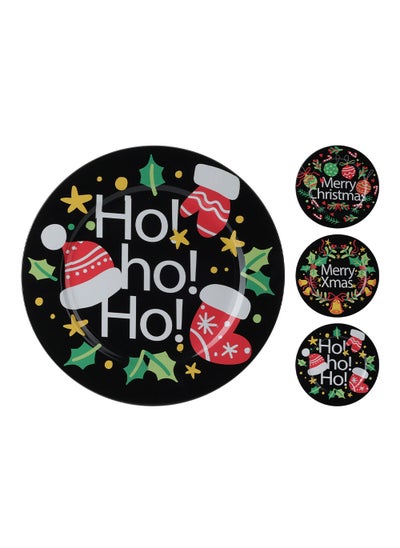 Buy Homesmiths Xmas Ho Ho Ho Plate 33cm Assorted 1 Piece in UAE