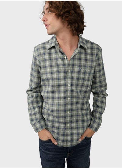 Buy Checked Regualr Fit Shirt in Saudi Arabia