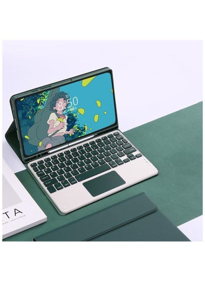 اشتري Suitable for Apple's 2022 New IPad Magic Magnetic Keyboard Air5 10.9 Bluetooth Keyboard 10.2 Touch  Green في الامارات