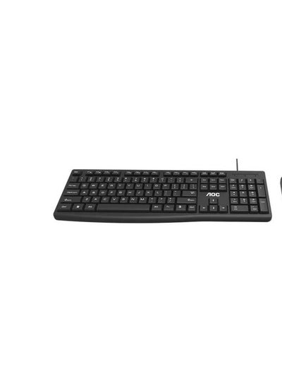 Buy Keyboard Wired Normal English & Arabic - Black in Egypt