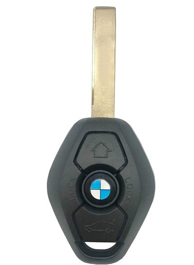 Buy New Uncut Keyless Entry Remote Control Car Key Replacement Fit for BMW LX8 FZV Z4 X 3 X5 E46 Series 3 5 6 7 Z3 Chip ID44 EWS 315MHZ (EWS3 3 Buttons 315MHZ) in UAE