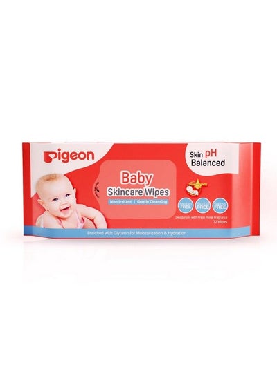 اشتري Baby Skincare Wipesph Balanceparaben Freealcohol Freesulphate Freenon Irritantenriched With Glycerin72 Sheets في السعودية