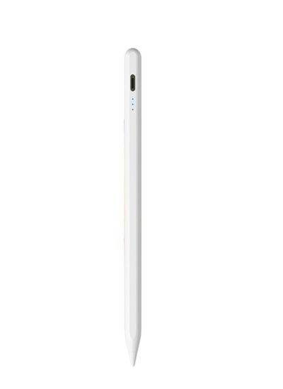 اشتري Universal stylus pen for touch screens, compatible for iOS and Android devices, iPad iPhone laptop Samsung phones and tablets, for Drawing and Handwriting (White) في الامارات