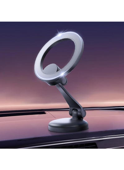 اشتري Car Mount Magnetic Phone Holder,Strong Car Holder Dash Mount Strong Grip Car Phone Holder في السعودية