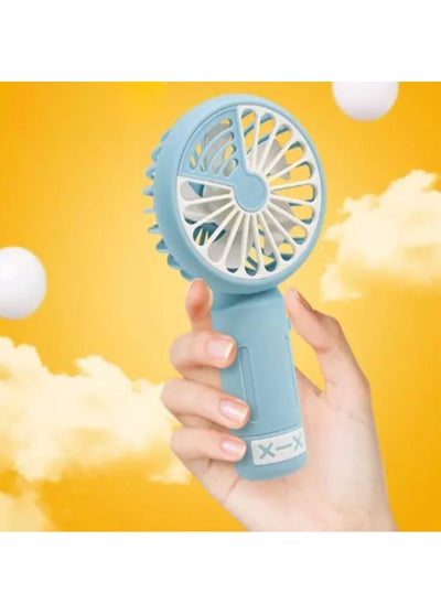 Buy Portable Mini Fan USB Rechargeable Cute 3.7V Small Electric Fan For School in Egypt