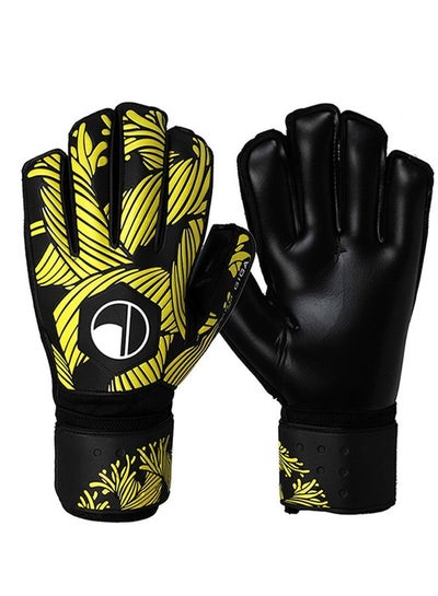اشتري Professional Goalkeeper Latex Finger Protection Glove, Youths & Adults Gloves for Soccer Training &Match, Finger Spine Protection for All Five Fingers to Prevent Injury في السعودية