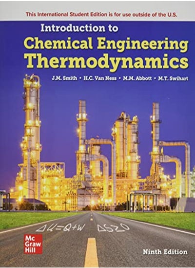 Buy Ise Introduction To Chemical Engineering Thermodynamics in UAE