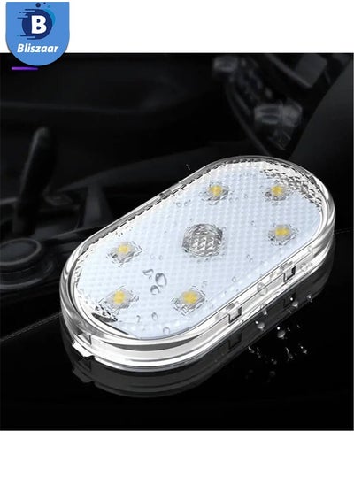 Buy Wireless LED Car Interior Lights - USB Chargeable Ceiling Lamp, Hand Reading Light & Door Light for Night Time Illumination in Saudi Arabia