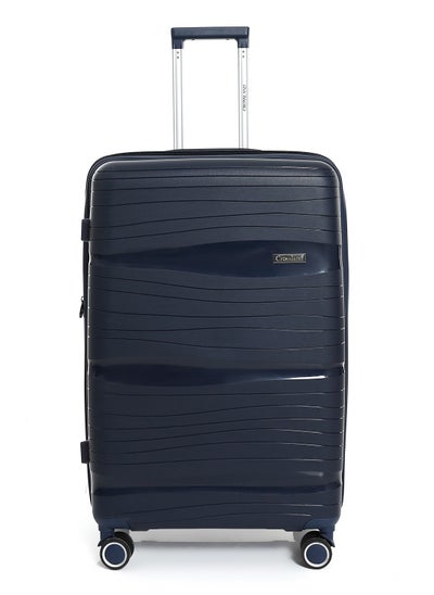 Buy CROSSLAND Blue Trolley Luggage,TSA Lock , Expandable Double Zipper in Egypt