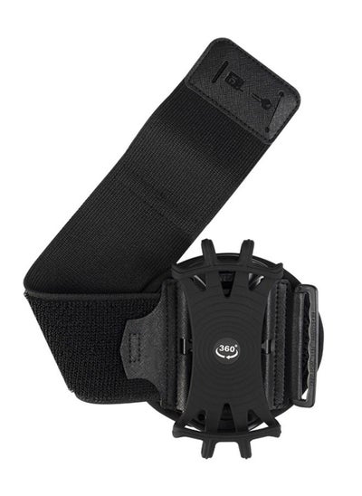 Buy Detachable Rotation Wristband with Mobile Phone Holder for Sports Running Cycling in Saudi Arabia