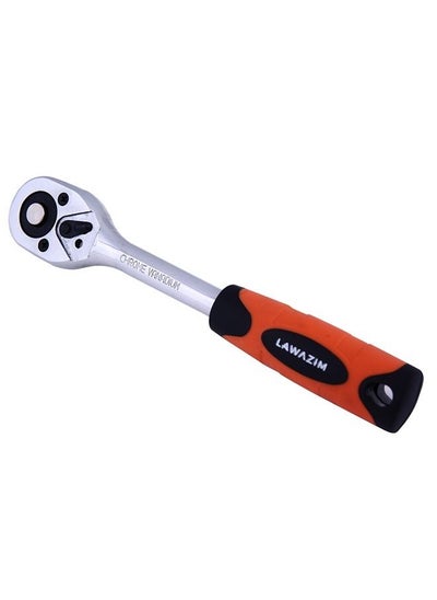 Buy Ratchet Wrench-3/8inch-Rust Resistant Socket Wrench with Quick-release Mechanism -for Nut and Bolt Tightening in Mechanic Automotive Workshop Construction Plumbing Home Improvement and Repairs in Saudi Arabia