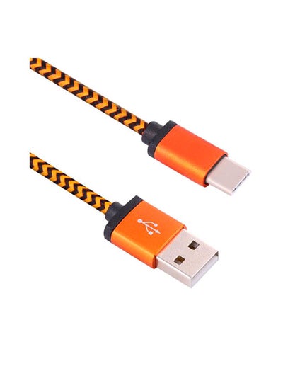 Buy USB-C 3.1 Type C Male to USB 2.0 A Data Cable For Oneplus 2 Nexus 6P/5X Orange in UAE