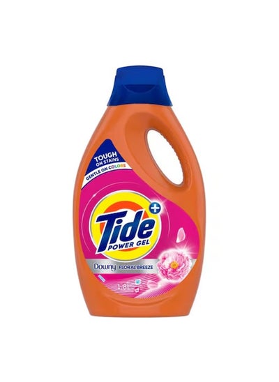 Buy Tide Floral Breeze Gel Laundry Detergent with Downy, 1.8 L in Saudi Arabia