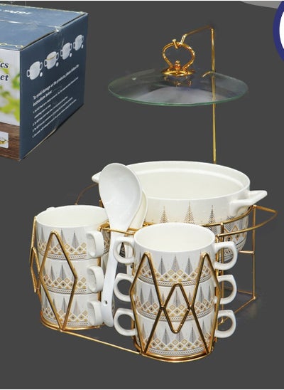 Buy 16-piece ceramic soup set in Saudi Arabia