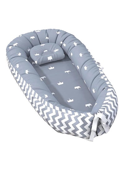 Buy Baby Lounger With Pillow, Memory Foam Base, 0 - 12 Months in UAE