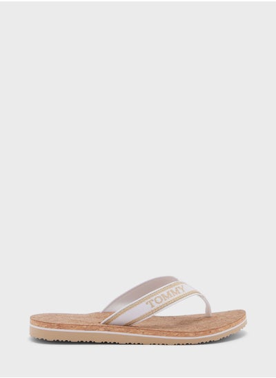 اشتري Cork Beach Flat Sandals في السعودية