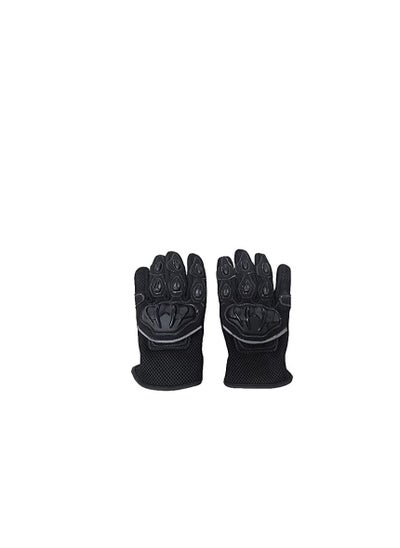 Buy Tuff Men's Gloves for Bike Riders Black (Large) in UAE