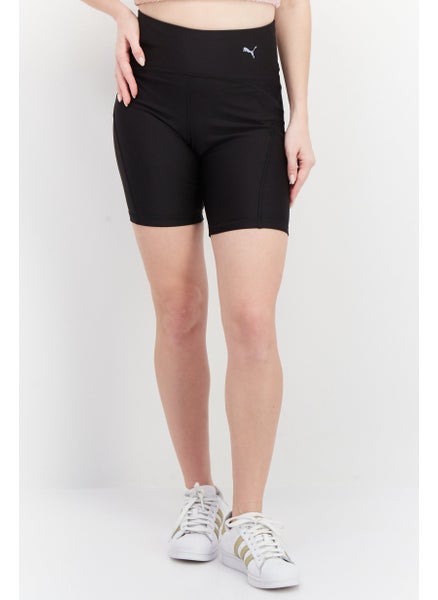 Buy Women Sportswear Fit Training Shorts, Black in Saudi Arabia