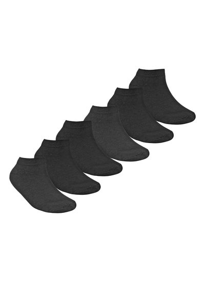 Buy Kid's Pack of 6 Lycra Ankle Casual Socks in Egypt