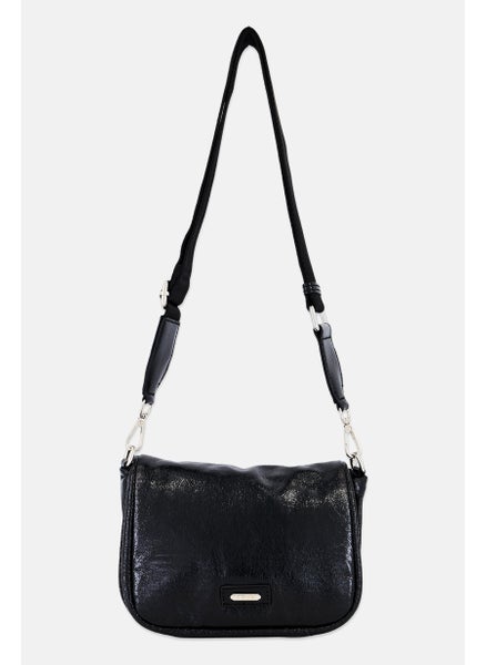 Buy Women Dulce Cross Body Bag 21 L x 15 H x 8 W cm, Black in UAE