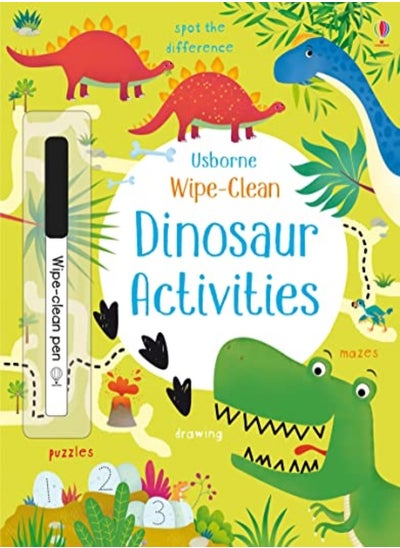 اشتري Wipeclean Dinosaur Activities Wipeclean Activities by Kirsteen Robson Paperback في الامارات