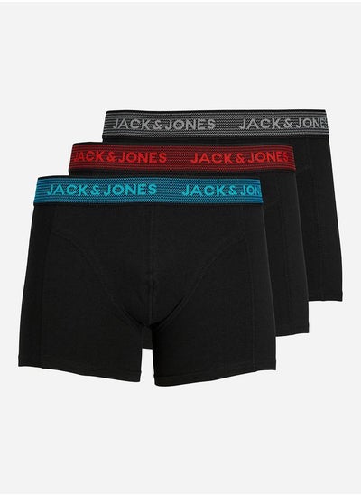 اشتري Pack of 3 Logo Waistband Trunks في السعودية