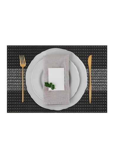 Buy 1 Piece Placement Place Mat for Kitchen Dining Table Heat-Resistant Easy to Cleaning Woven Vinyl in Egypt