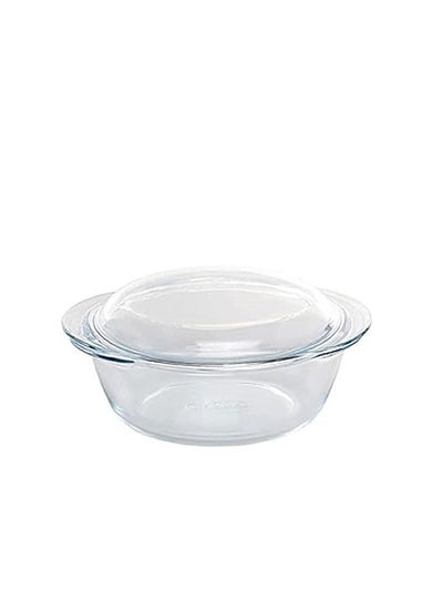 Buy Round pot 3.2 liters pyrex with lid 305208 in Egypt