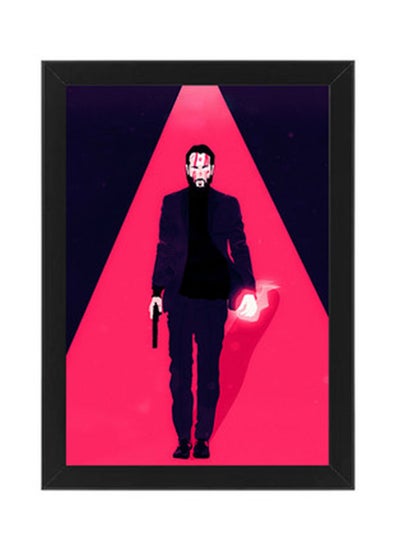 اشتري john wick abstract wall art poster frame في مصر