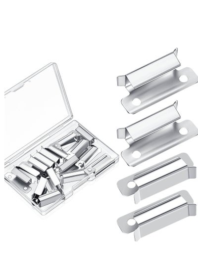 اشتري 16 Pieces Bed Clips Clamp Compatible with Ender 3 Pro, Ender 3 V2, Ender 3S, Ender 5 Pro, CR-20 PRO, CR-10S Pro and Other Creality 3D Printer, Stainless Steel Silver( Only Bed Clips) في الامارات