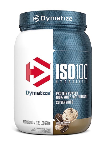 Buy ISO100 Hydrolyzed Whey Protein Isolate - Cookies and Cream - (1.3 lb) in Saudi Arabia