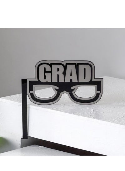 اشتري Graduation glasses, white and black في السعودية