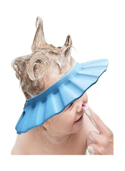 Buy Baby Shower Cap Bath Visor for Toddlers Shampoo Cap Shower Protection Hat - Adjustable Soft Hair Washing Guard, Bath Shield Visor Hat,Eyes and Ears Head Protection for Baby, Kids, Children in UAE