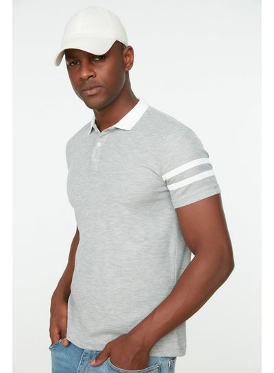 Buy Man Polo T-Shirts Light Gray in Egypt